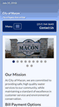 Mobile Screenshot of maconcity.us